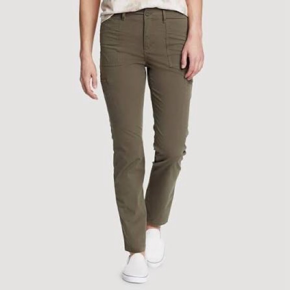 Eddie Bauer Guides' Day Off Straight Leg Pants sz 10 - Picture 1 of 12